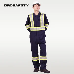Stretchy Welding Mining Oil&gas Reflective Anti Static Flame Retardant Workwear Coverall