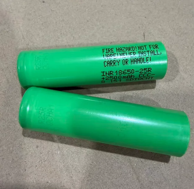 High Discharge 10C 18650 2500mah Lithium Battery for Tools
