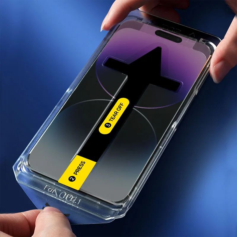 Custodia In Vetro Temperato Antiurto Senza Cornice Per IPhone 15/14/13/12 Pro Max – Sottile E Resistente