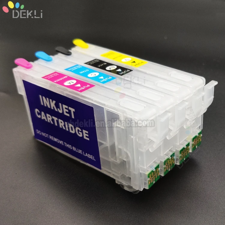 T3591-T3594 Refillable патрон чернил для принтера Epson WF 4725 4730 4720 4740 набора СНПЧ картридж с чипом автоматического