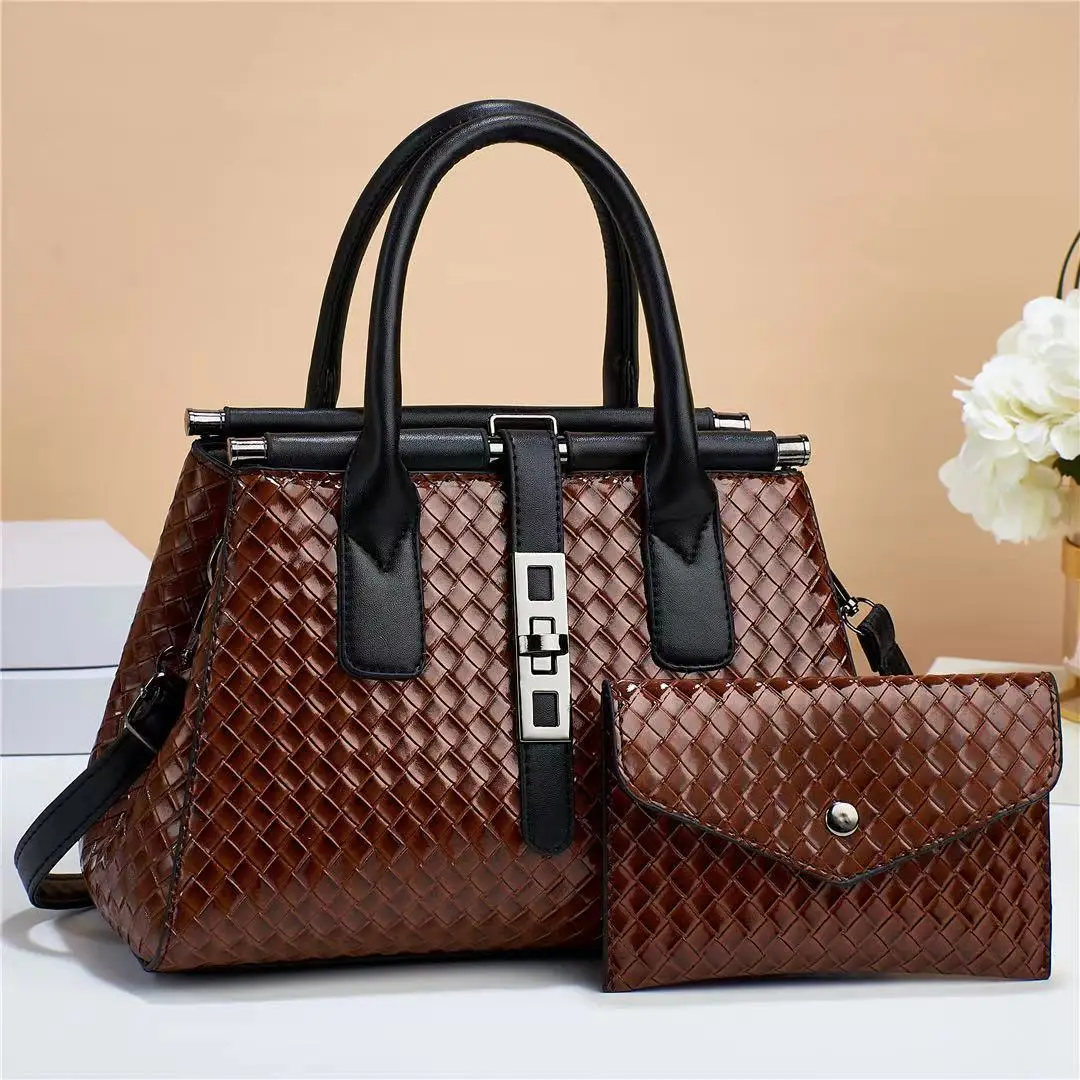 Handbag Borse Pelle Ingrosso Borsa Da Donna Intrecciata All