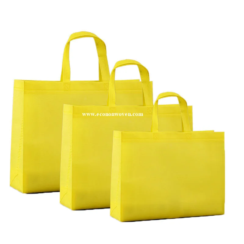Custom Non Woven Bags Fabrics 80 Gsm Eco Friendly Nonwoven Bag Sac  Recyclable Tissu Bag