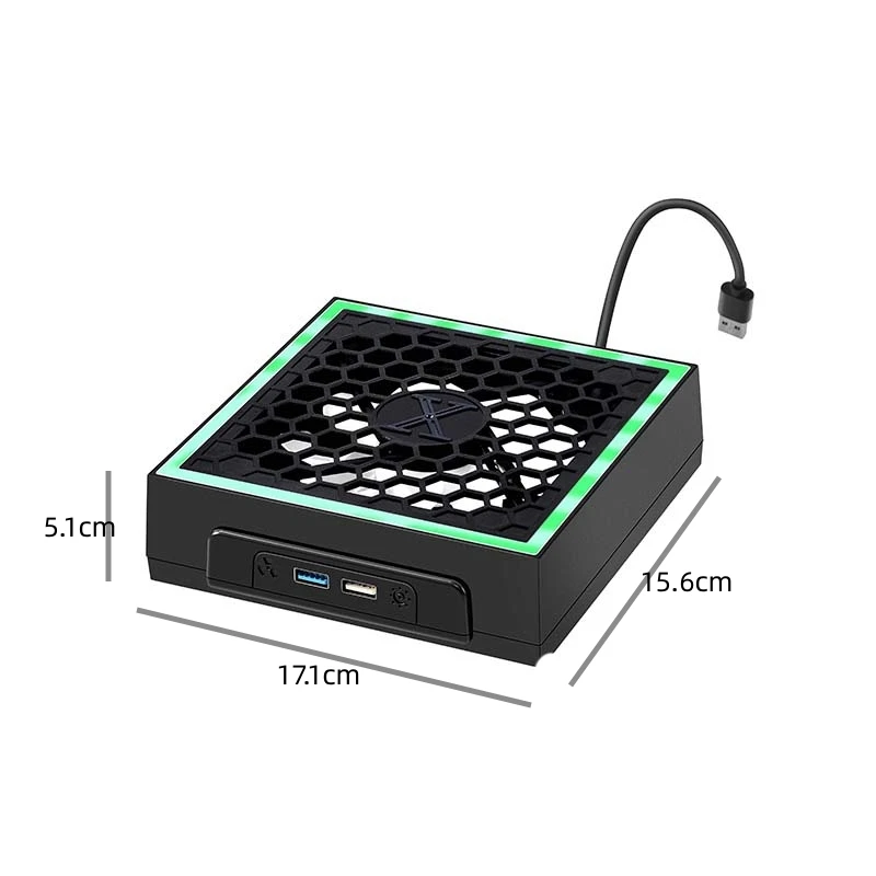 For Xboxseriesx Host Cooling Fan Xbox Series X Host Radiator Rgb Change