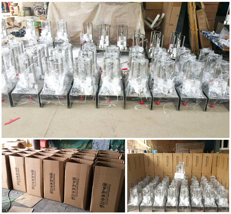 Peeling Machine Pineapple Peeler and Cut Machine Pineapple Slicing Machinery New Product 2020 Provided Stainless Steel 304 22