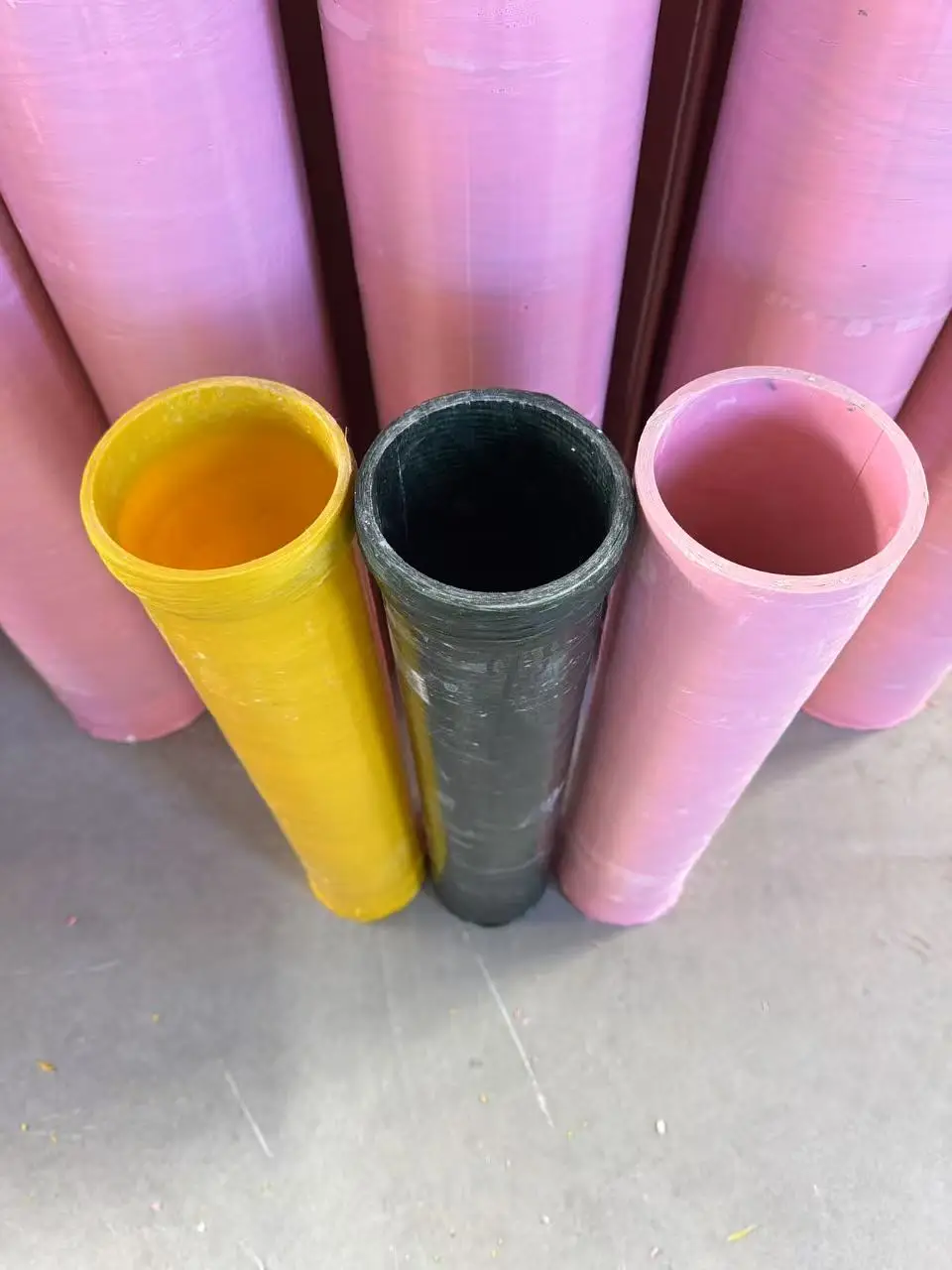 Fiberglass Tube Cylinder Display Pyrotechnic Musical Mortars Plastic Shooting Fireworks with Sparkler Effect Glass Fiber