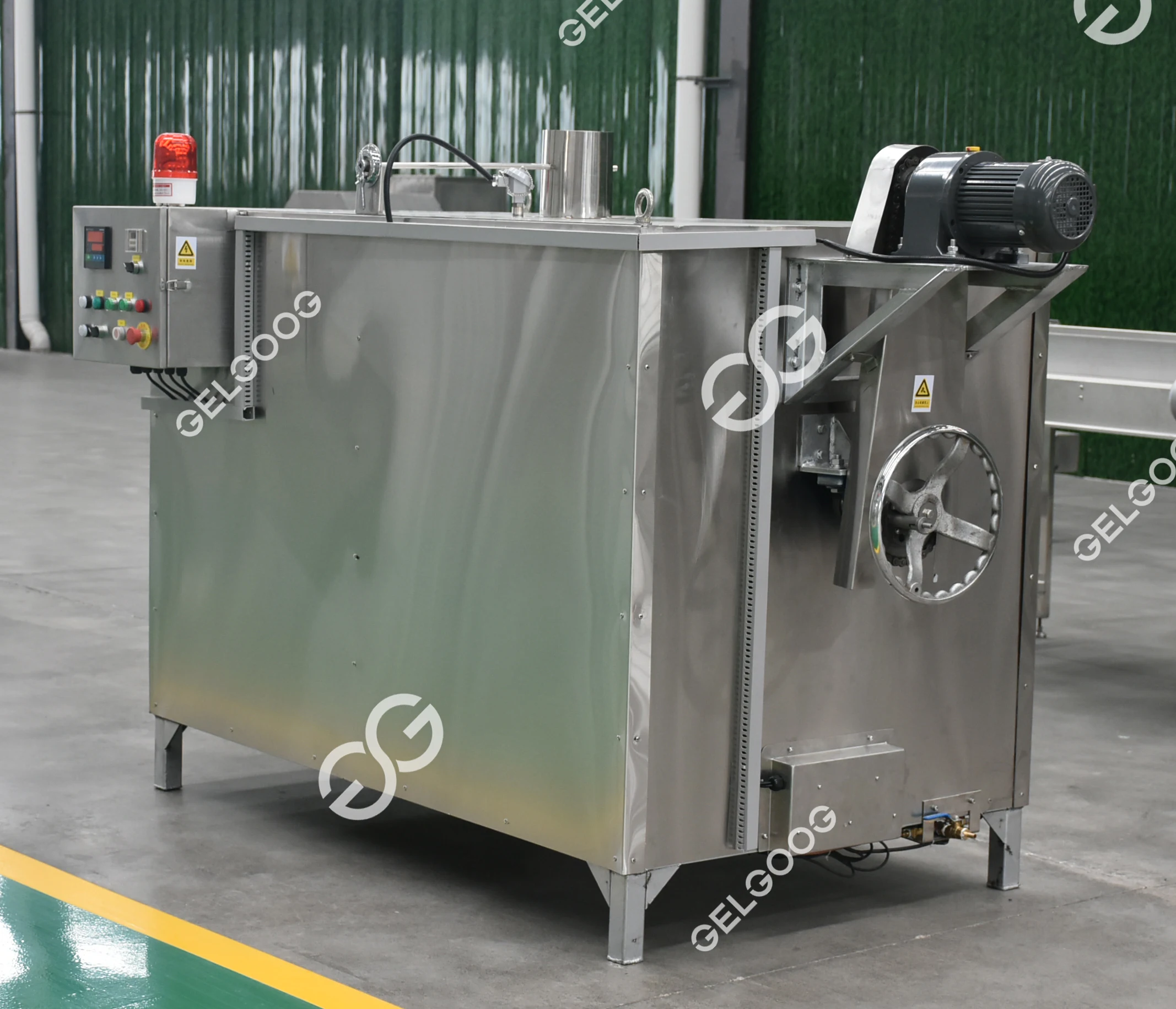 Gelgoog Automatic Peanut Almond Chest Nut Hazelnut Groundnut Cashew Nut Roasting Machine Drum Drying Machine