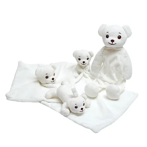 Baby Plush Toys Soothe Appease Sleeping Towel Cartoon Bear Appease Dolls