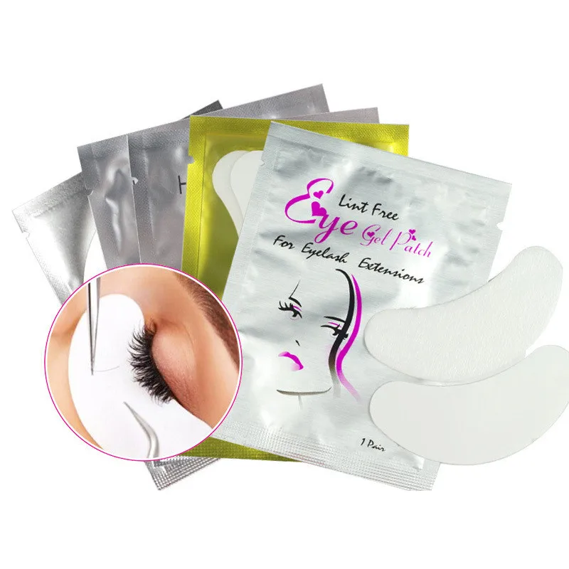 Mini Disposable Adhesive Silicon Lash Hydrogel Eyepads Under Eye Pad Wholesale Lint Eye Gel Patch for Eyelash Extension