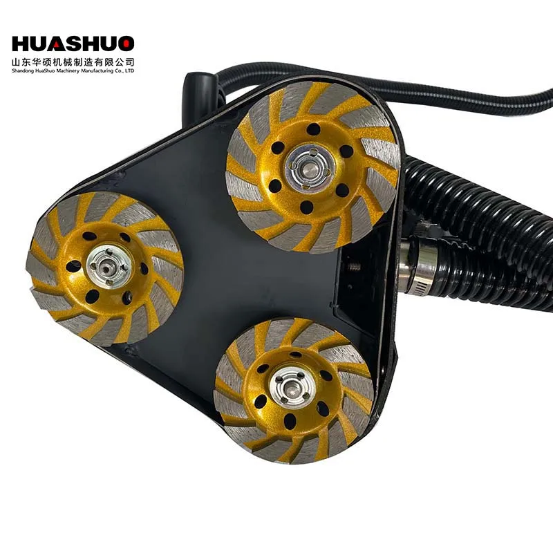 Mini Manual Concrete Polishing Machine with Diamond Disc New Condition Roughing Floor Grinder for Concrete Floors