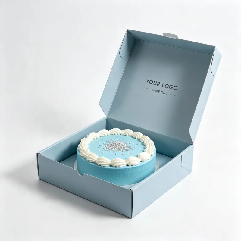 Boîte premium en papier kraft, sur mesure (taille et couleur), conforme aux normes alimentaires, pour biscuits, emballage écologique pour mini-gâteaux de boulangerie, boîte postale en papier avec logo personnalisé