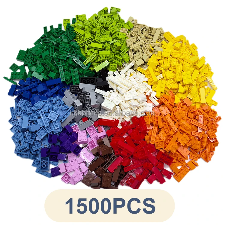 1500pcs Classic Building Blocks Toys Set+baseplate 32*32 Studs*2pcs  Construction Kit ABS DIY Toy Miniature Blocks