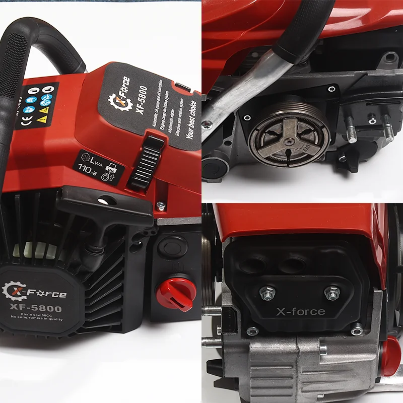 チャキ X-Force 58CC Gasoline Chainsaw 2-Stroke Engine 16