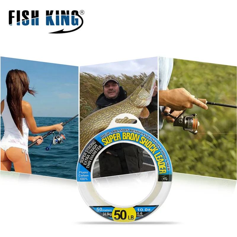 FTK 50M Leader Line 100% Fluorocarbon