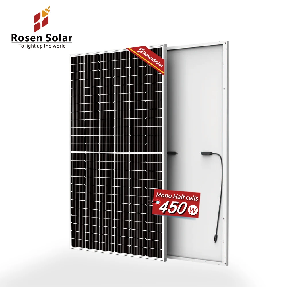 450w 480w 500w 550w sun power mono half cell solar panel 1000w price 600 watt pv module