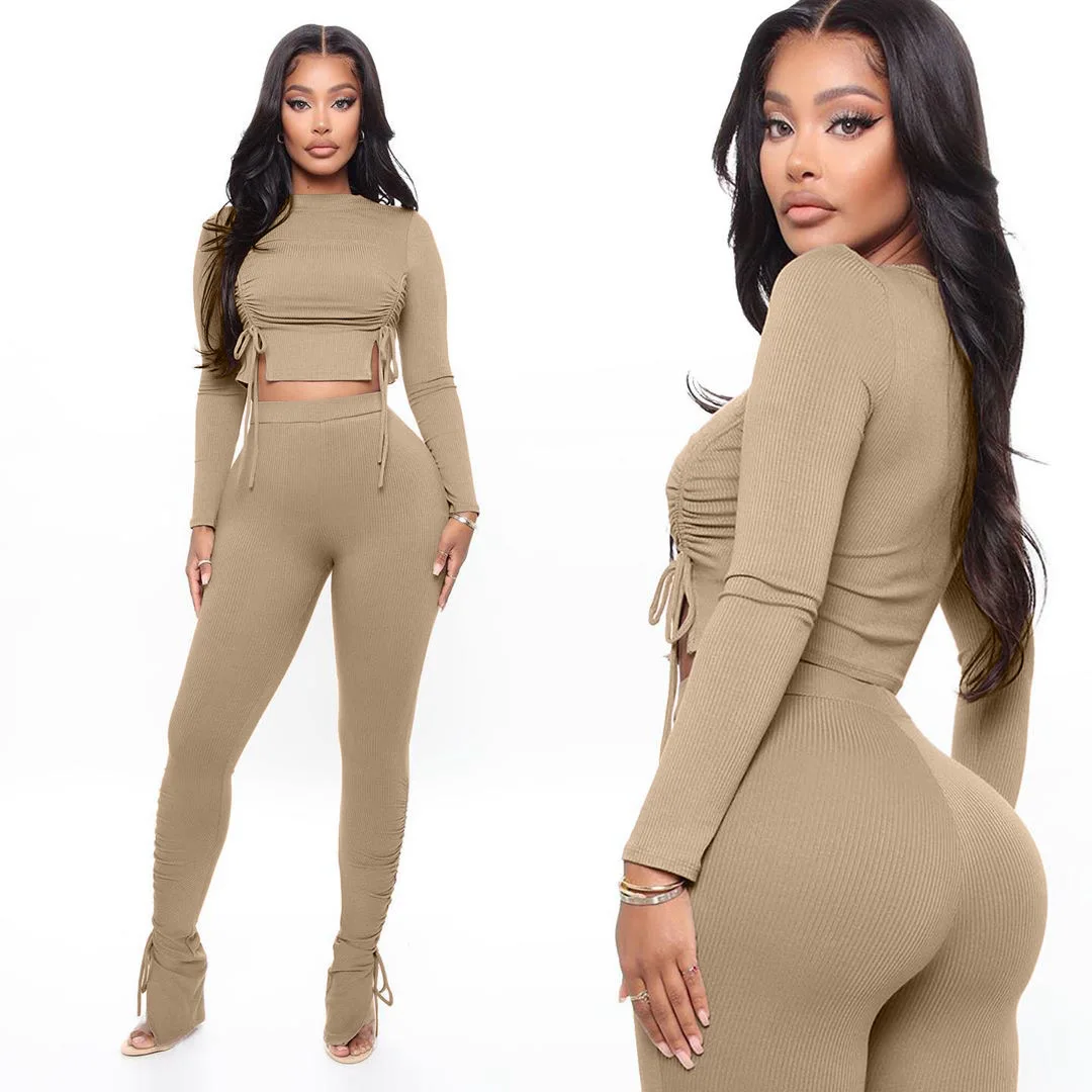 2 Piece Set Women Pants Two Piece Set Womens Stacked Leggings Two Piece  Outfits - China Womens 2 Piece Outfit and Two Piece Set Women Clothing  price