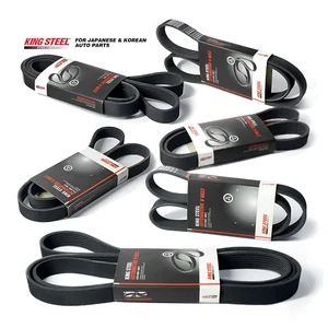 Kingsteel China Manufacturer V Belt Timing Belt Fan Belt for Totota Honda Nissan Hyundai Mazda Kia Mitsubishi Suzuki Lexus