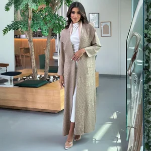 Direct From the Factory Women's Elegant Abaya Design Embroidery Traditional Abaya Middle Eastern Miyake Pleated Abaya