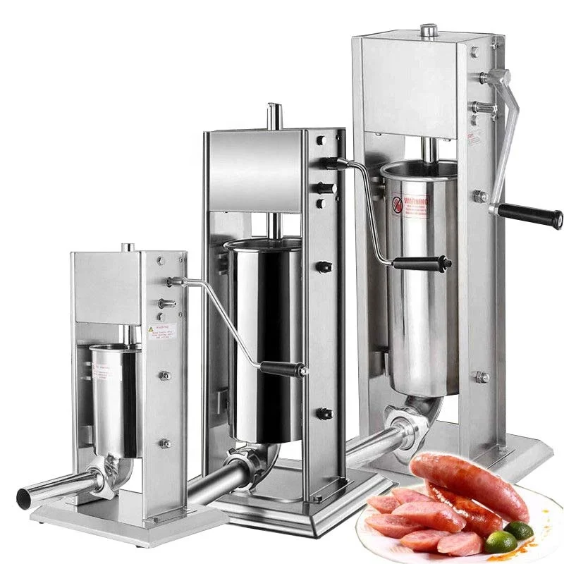 11lbs Manual Vertical Meat Sausage Filling Maker Stuffer