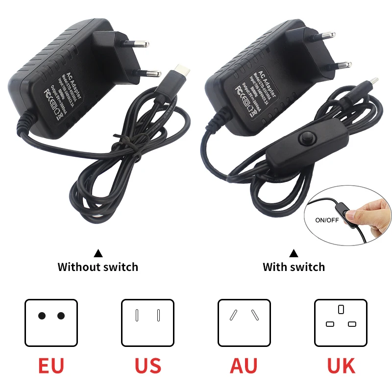 Raspberry Pi 4 Model B 2/4/8GB RAM + Case + Fan + HeatSink + Power Adapter + SD Card +HDM-compatible Cable for raspberry pi 4B
