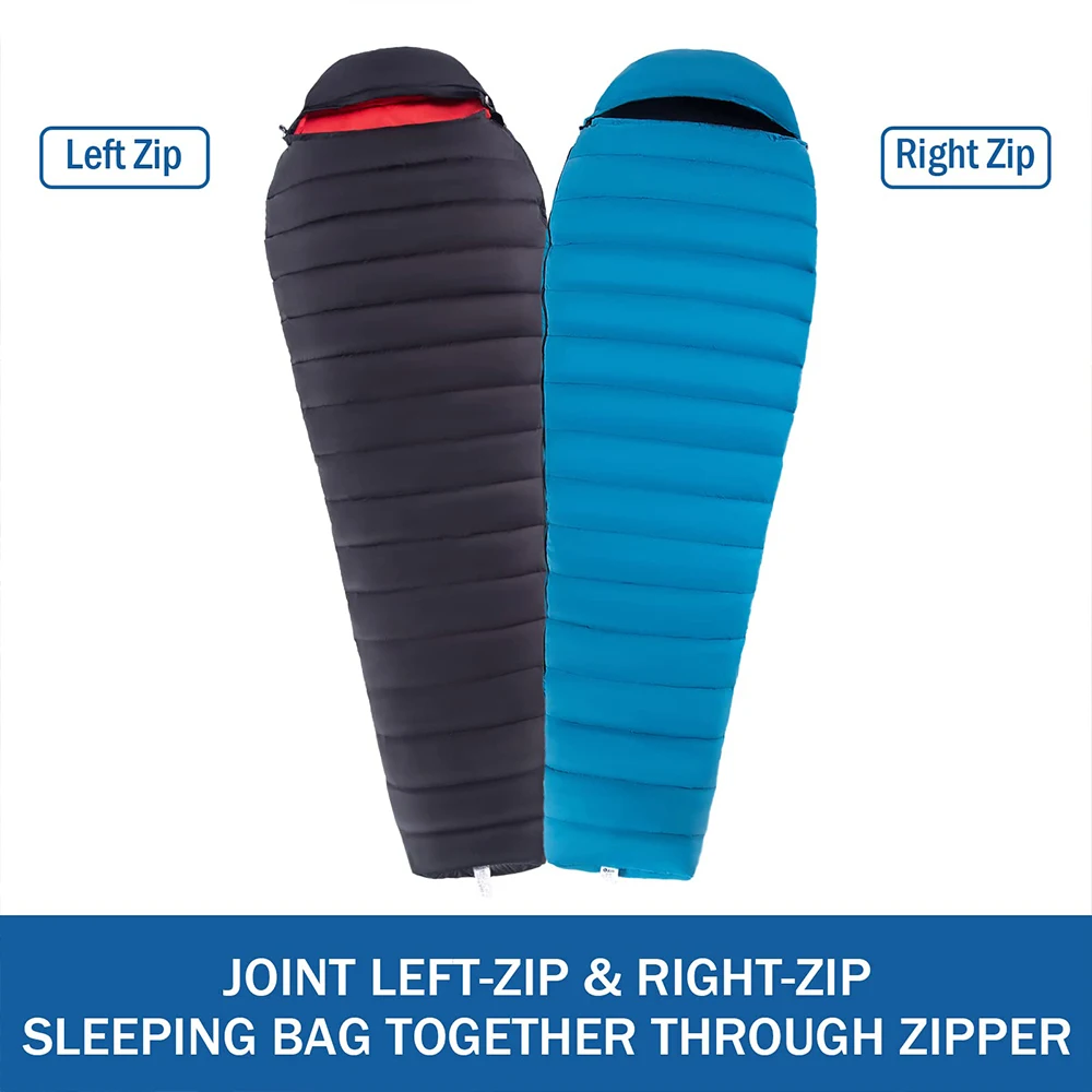 New Arrival Waterproof Portable Duck Down Sleeping Bag Manufacturer With Compression Sack manufacture