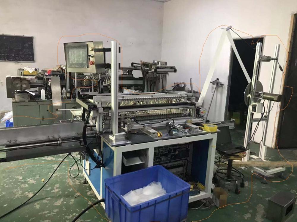 Microscope Slide Cover Glass Paper Assembly Machine