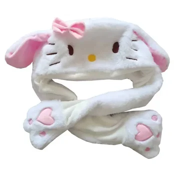 Tik Tok Cute Plush Move Airbag Kitty Kuromi Melody Cinnamon Led Hats ...