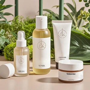 Customised Pure Food Plant Extract Organic Soothing Hydrating Cream Serum Plant Extract Powder Tea Tree Extract Skincare Set