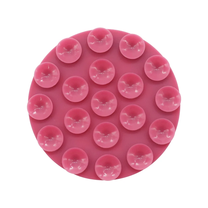 Phone Accessory thicken Suction  Silicone Magnetic 19 round Suction Cup Pads Mobile Phones for iPhone