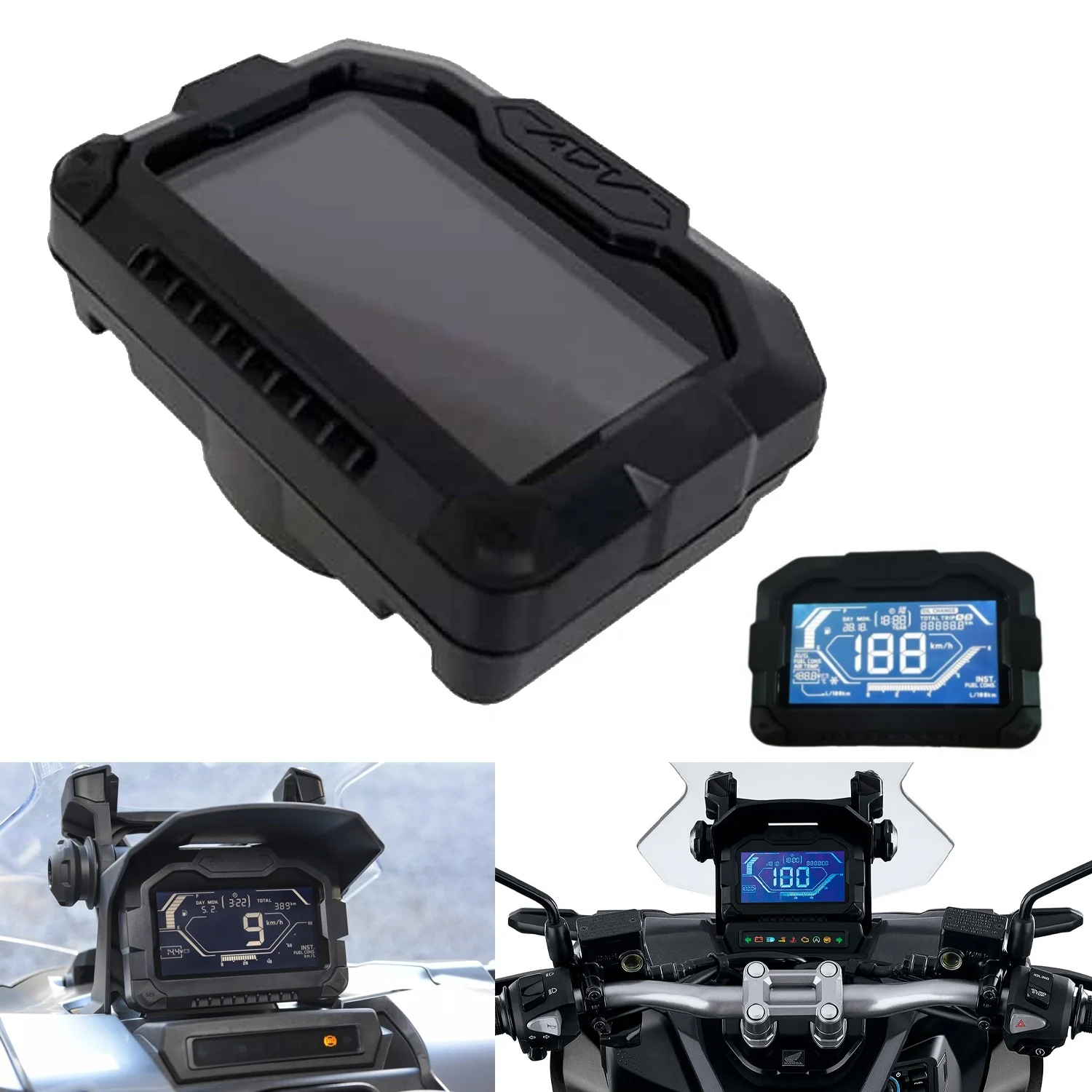 Bulk Supply Motorbike Speedometer Digital Tachometer for Honda Adv 150