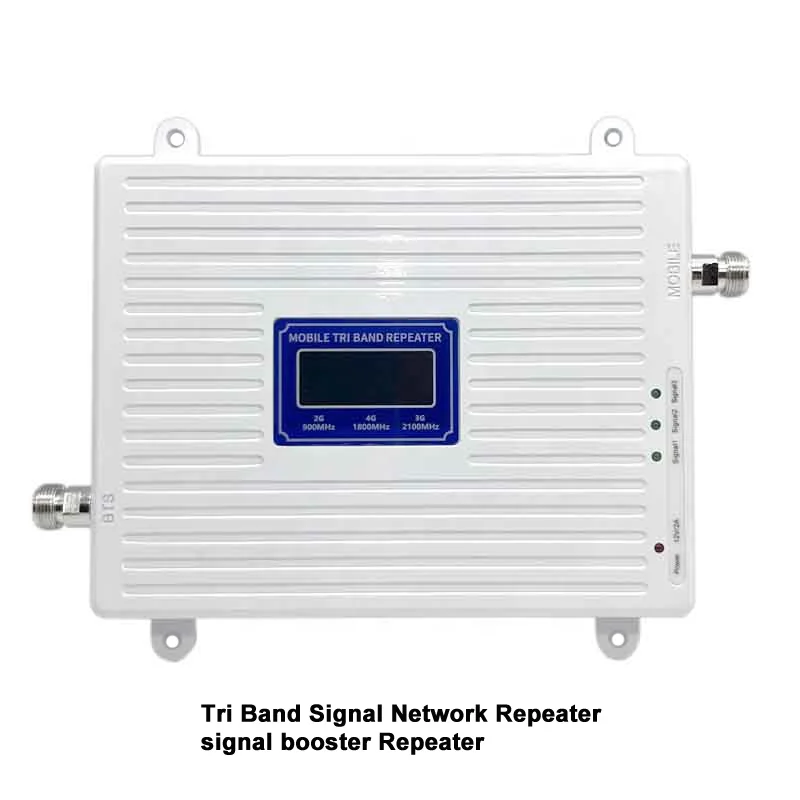 Wifi Extender Repeater Cellphone Triband Mobile Network Gsm Bts Lte 3G 4G Signal Booster Kit for Mobile Phone