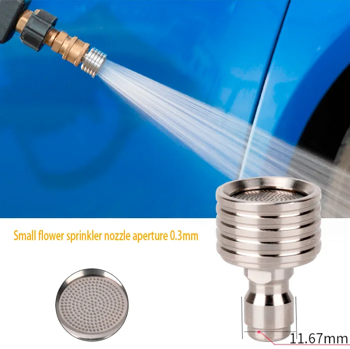 Stainless Steel Car Washing Nozzle High Pressure Spray Shower Nozzle 1/