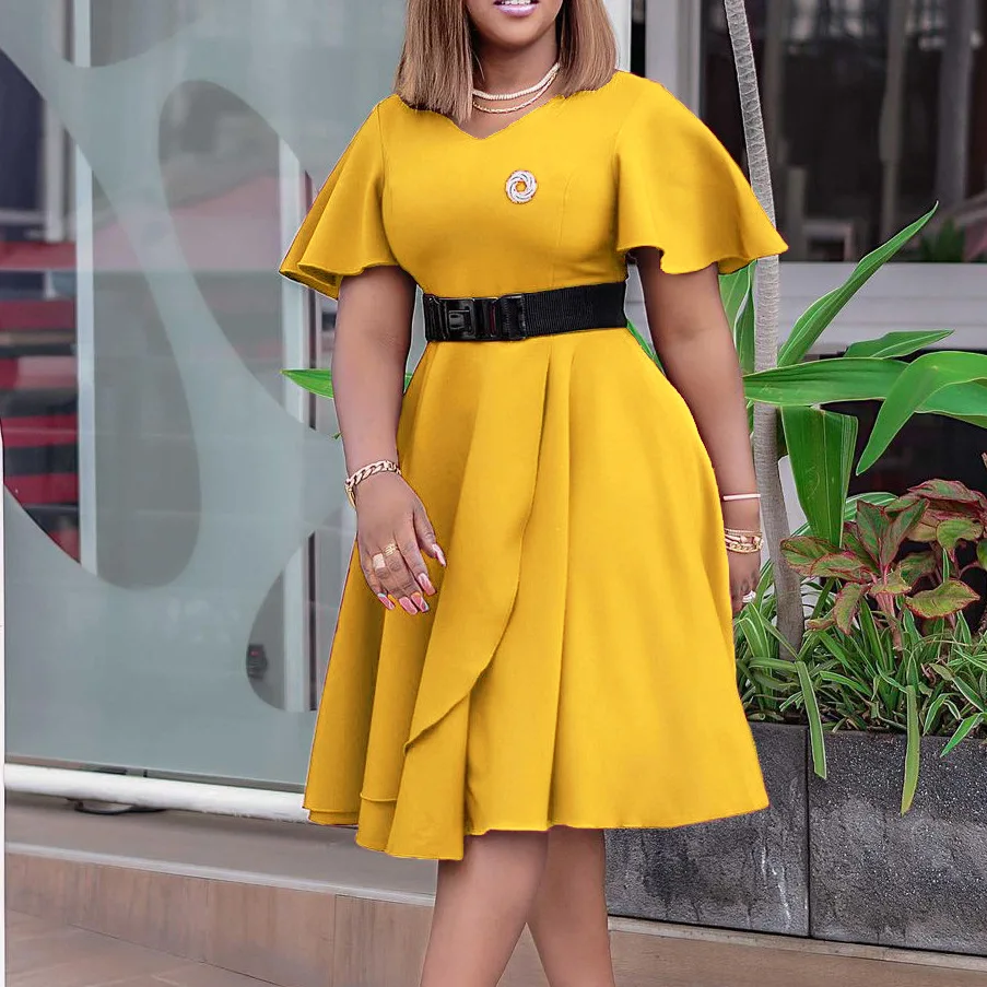 church flare dress styles Devan Strapless Faux Leather Flare Mini Dress main image 0