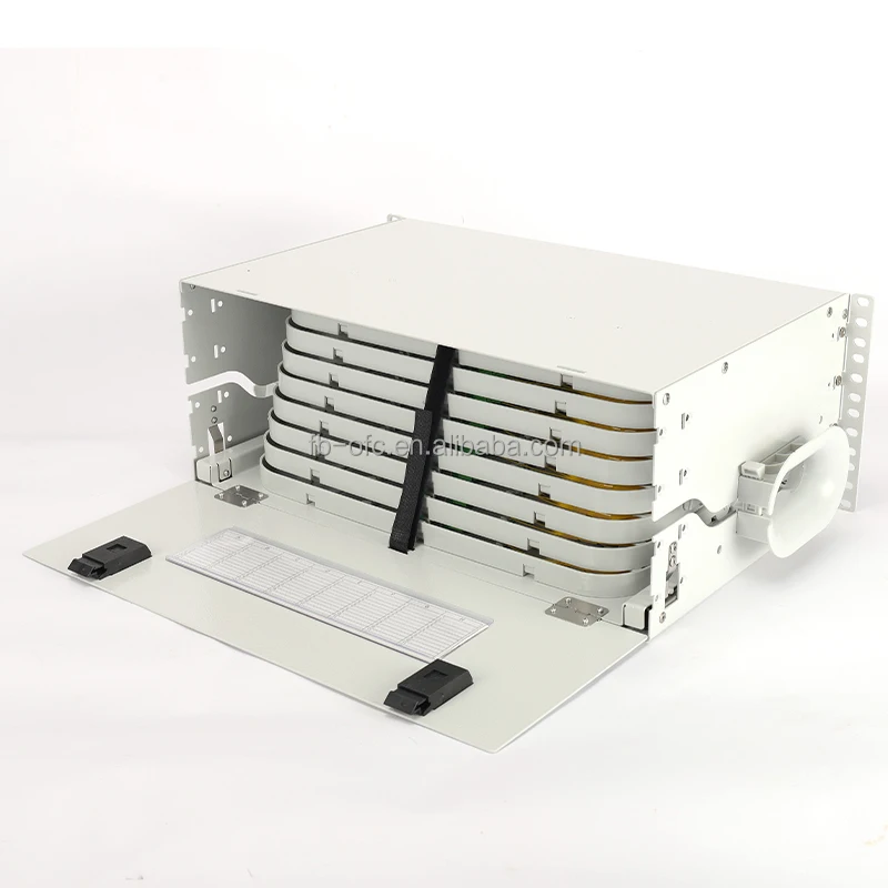 Factory Price 19 Inch 4u Optical Distribution Frame Patch Panel 24 48