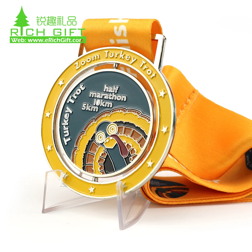 Новая индивидуальная Персонализированная металлическая креативная серебряная медаль на заказ