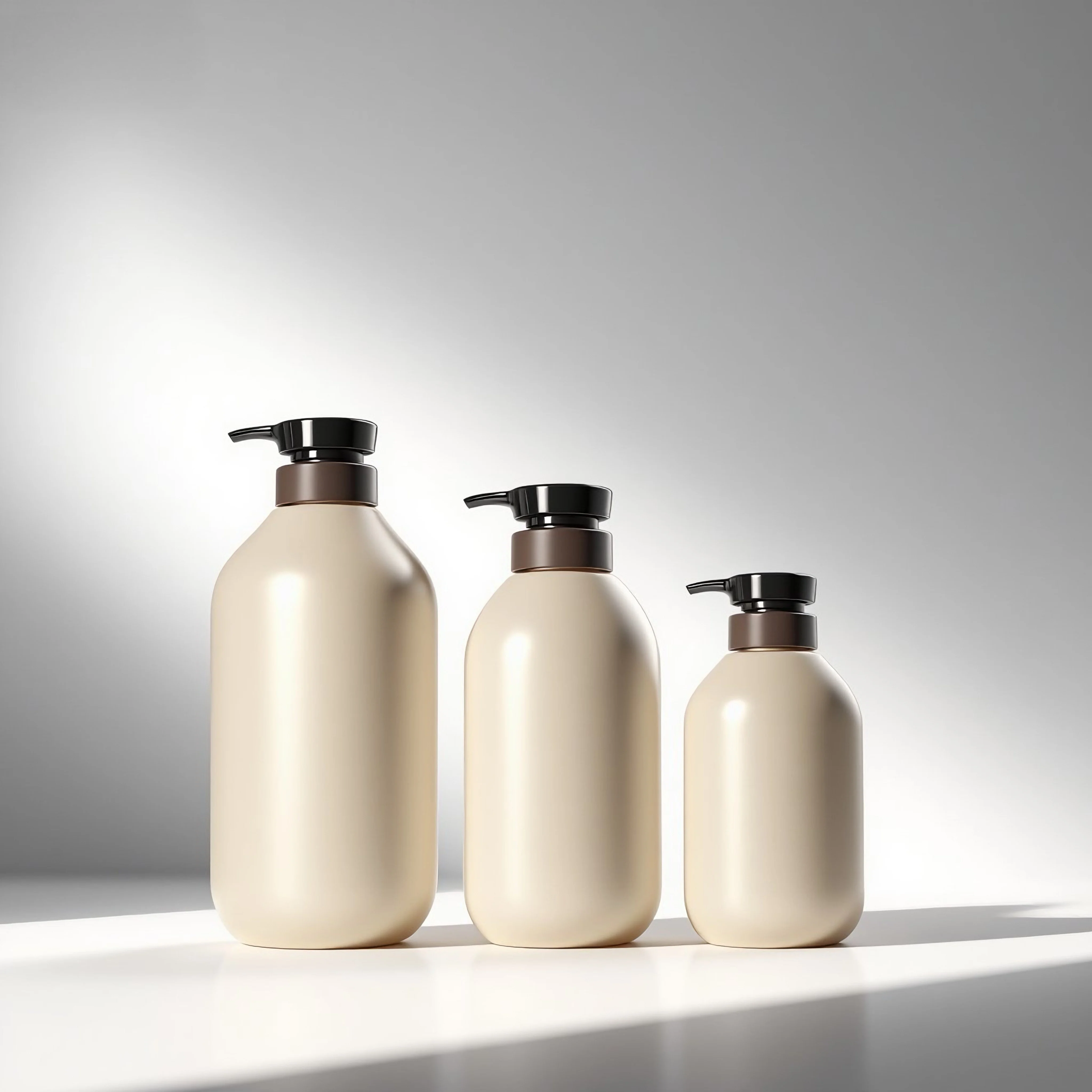Wholesale 300ml 500ml 600ml 750ml Customized Hdpe Bottle Plastic Shampoo Bottle for Hair Conditioner