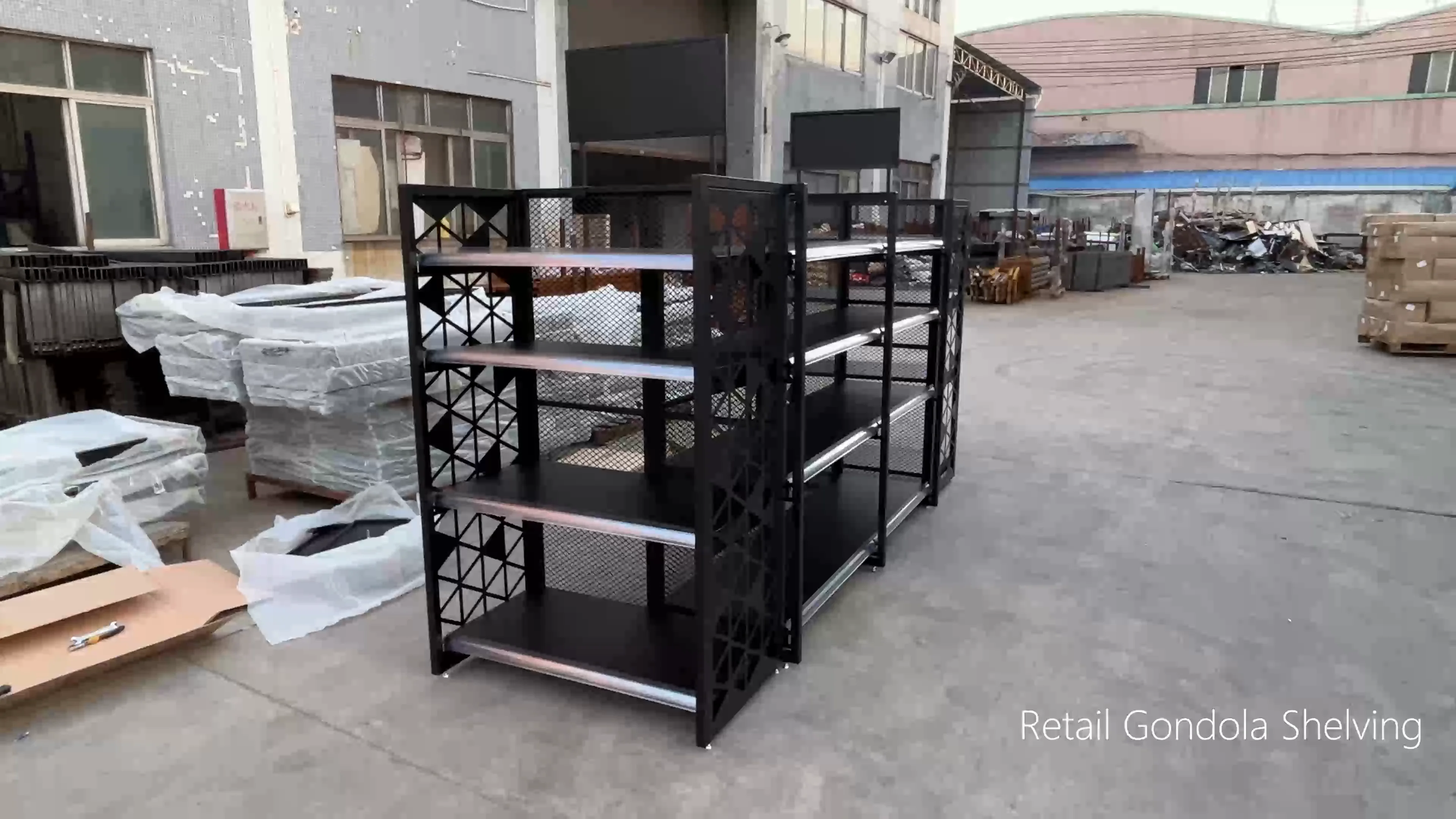 Retail Grocery Store Rack Customization Supermarket Store Shelves ...