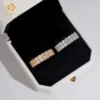 White moissanite-gold color