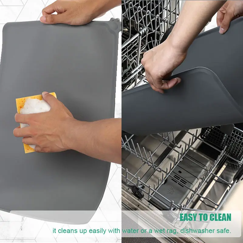 lohas waterproof silicone pet feeding mats