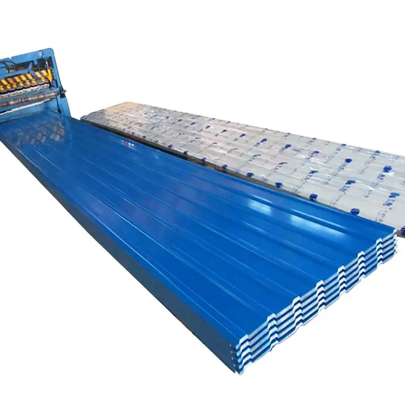 Металлические кровельные листы с цветным