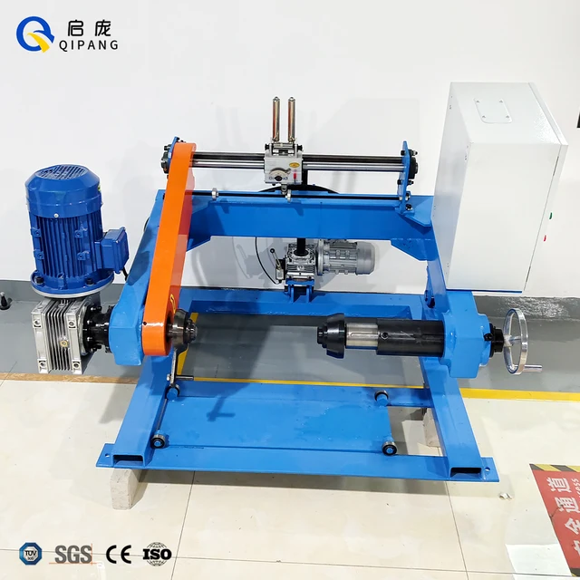 800MM Manufacturer AWG   Flat Aluminium Spool Take-up/Pay-off Machine Plastic Tube Coiling Machine Spool Machine Rewind