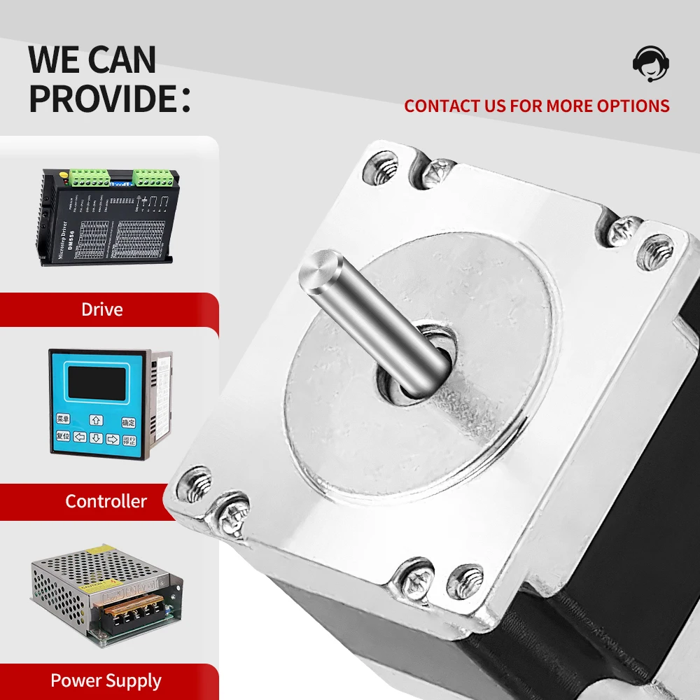 High Torque Kit Cnc 4 Axis Nema 23 Nema23 Stepper Motor Nema 23 57bygh45 Kit and Driver