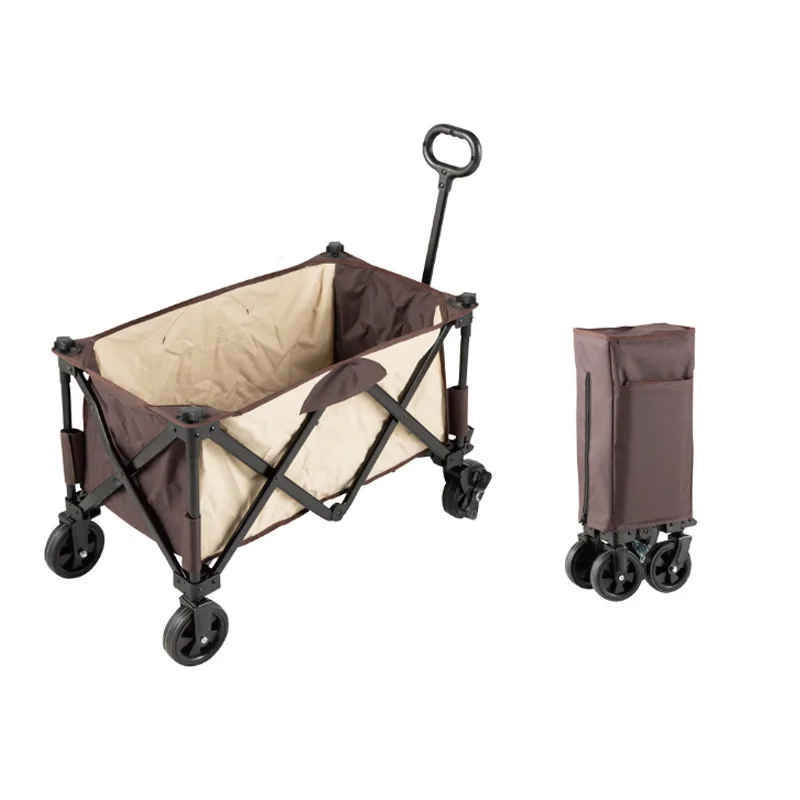 2023 Hot Sale Camping Gear Collapsible Hand Wagon Heavy Duty Folding