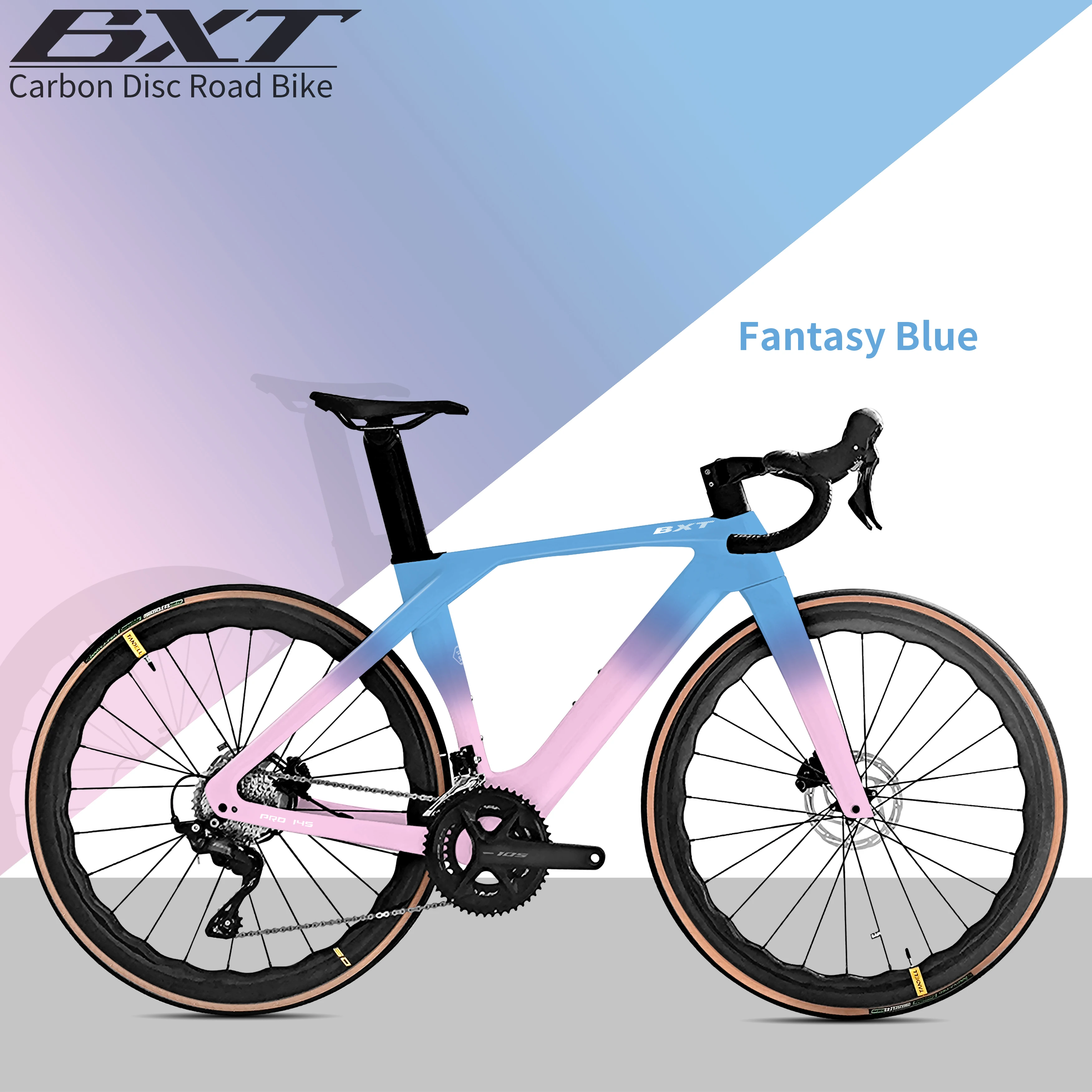 BXT フルカーボン ロードバイク 2024年 NEW 2x12速 軽量 ディスク