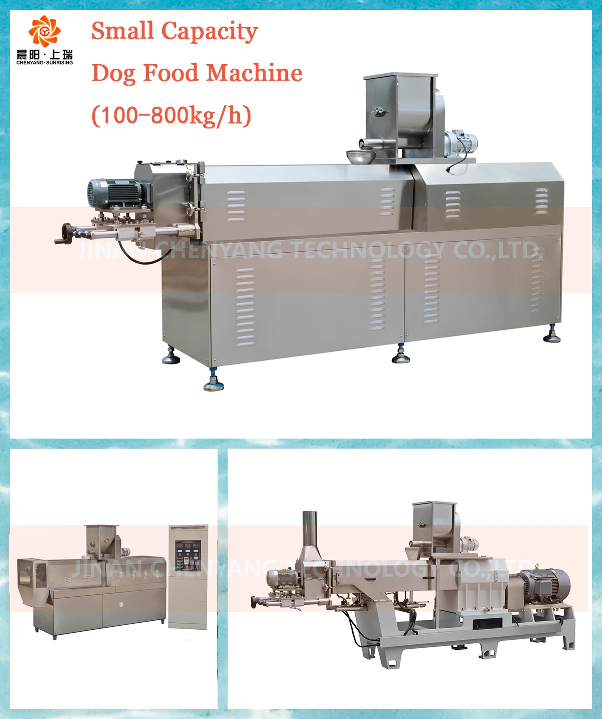 Automatic 5005000kg/h Double Screw Extruder Pet Food Dog Food