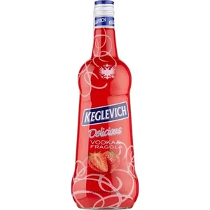 Top Quality Refreshing And Sweet  Vodka Keglevich Strawberry 100Cl - 6 Bottles Per Box Ideal For Social Gatherings