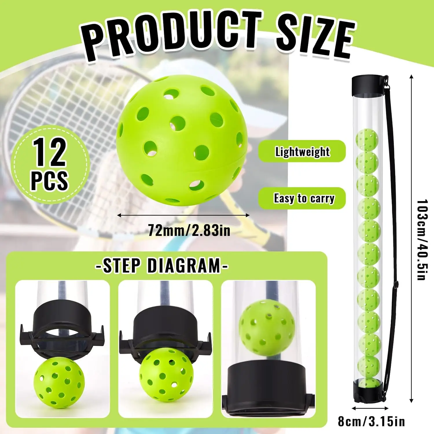 Tennis Pickleball Ball Pickers Tube Collectors - Buy Tennis Ball Pick ...