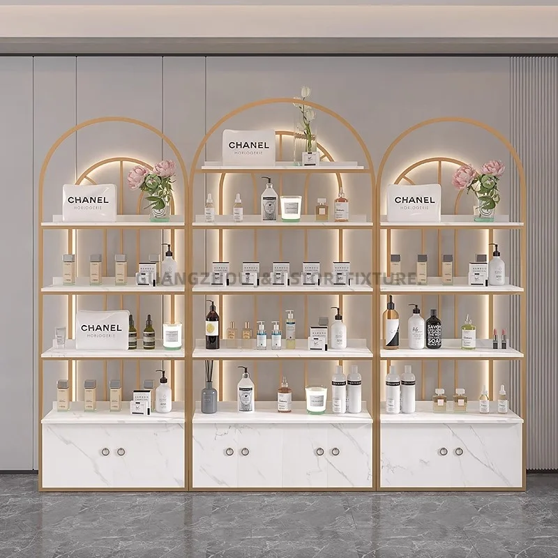 New Arrival Makeup Cosmetics Display Racks Wholesale Cosmetic Display Stands Modern Display Rack for Cosmetic Items