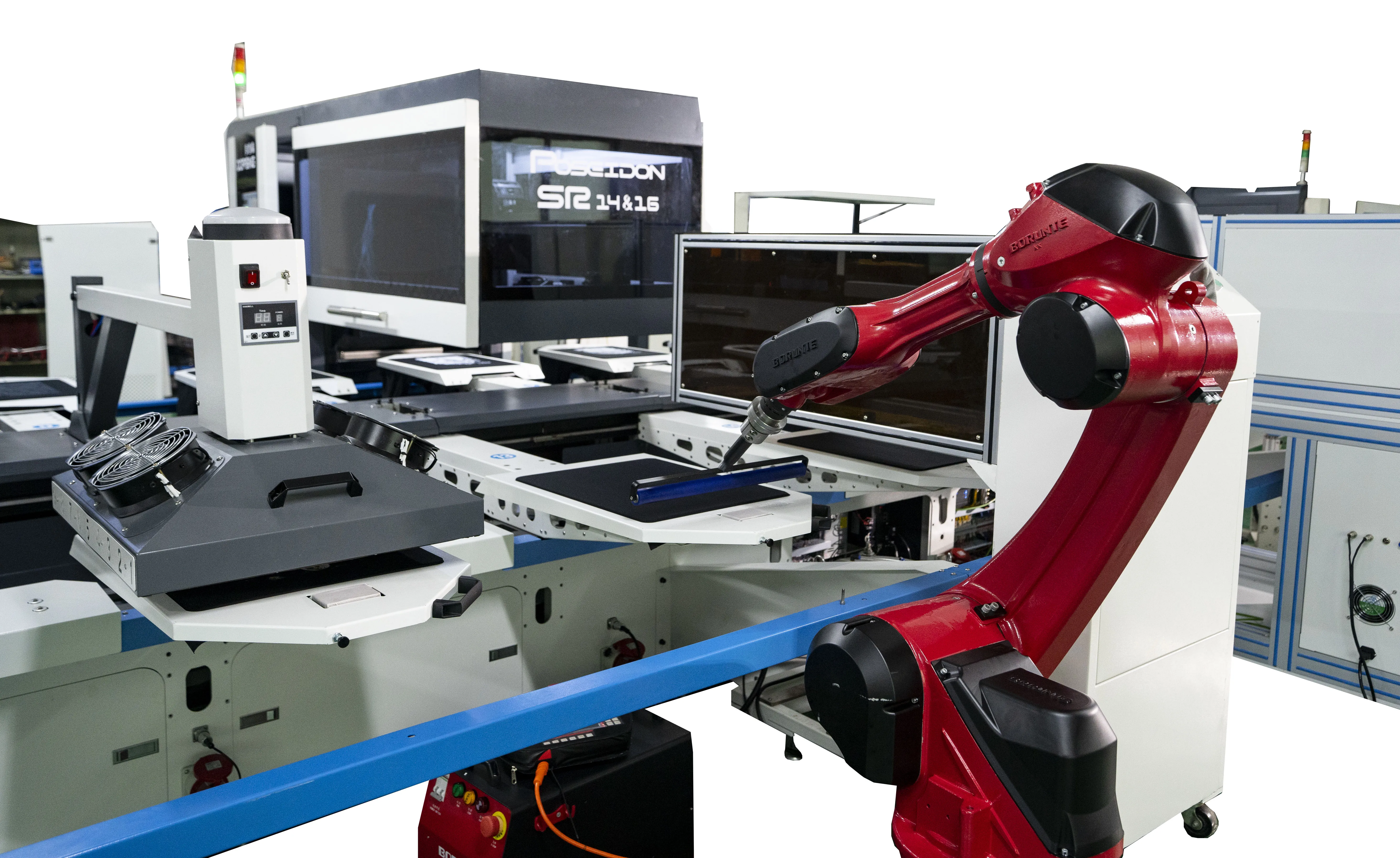 High-Speed Automatic Screen Printer for Garments Ricoh Print Head Digital Inkjet with High-Speed Pigment Ink 1 Year Warranty