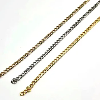 High-Quality Gold Mini Purse Chain for Bag Handle | Women's Metal Shoulder Chain | Dog Chain