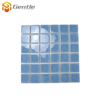 Modern Blue Swimming Pool Tile 306X306mm Mosaic Tile
